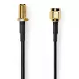 Ομοαξονικό καλώδιο Nedis CSGL02010BK10 1 m SMA μαύρο