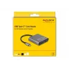 Αναγνώστης καρτών DeLOCK 91000 USB 3.2 Gen 2 Type-C γκρι CFexpress SD