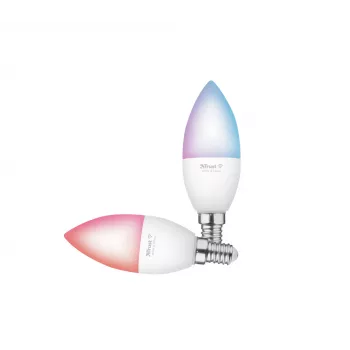 Έξυπνος λαμπτήρας TRUST 71293 – Wi-Fi Smart Light, λευκό, AC, 37×100 mm, συσκευασία 2 τεμ.
