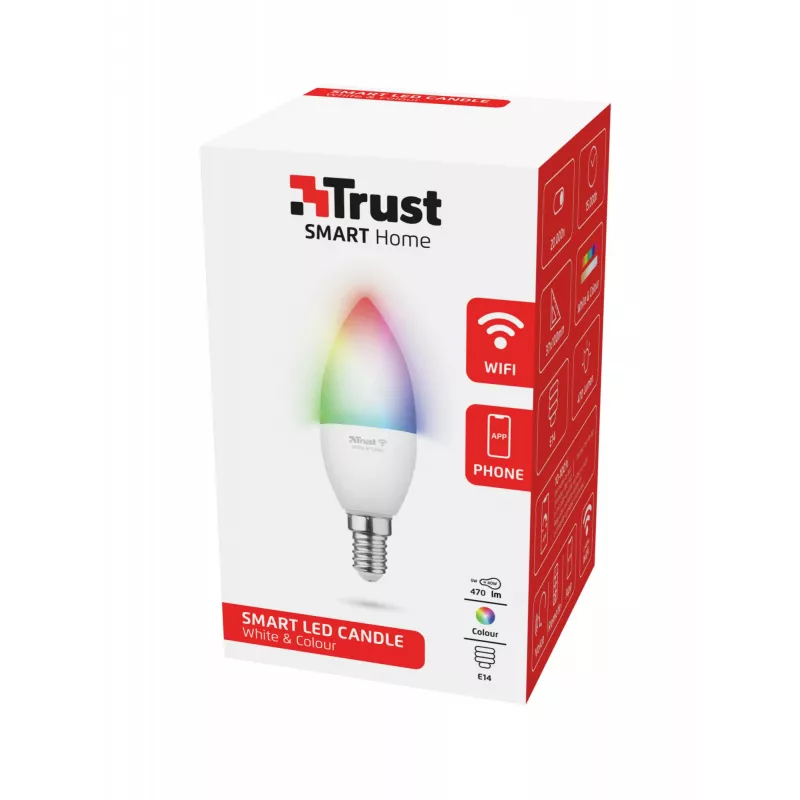 Έξυπνος λαμπτήρας Trust 71280 Wi-Fi λευκό 100 mm