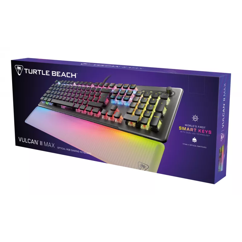 Turtle Beach Vulcan II Max Πληκτρολόγιο Gaming USB QWERTZ Μαύρο
