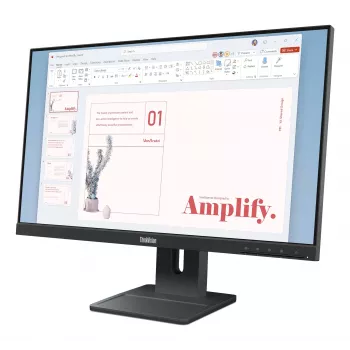 Lenovo ThinkVision E24-40 Monitor, 60,5 cm (23,8 inch), 1920 x 1080 Pixel, Full HD, LCD, 6 ms, μαύρο