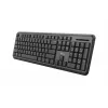 Trust TK-350 Πληκτρολόγιο Office RF Wireless QWERTZ Γερμανικό μαύρο