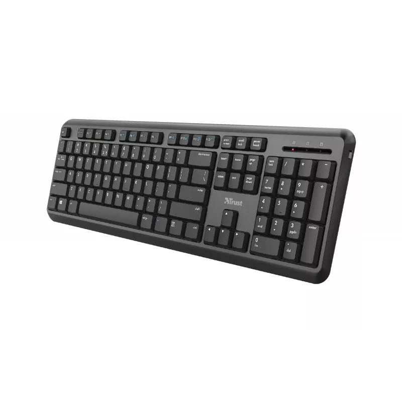Trust TK-350 Πληκτρολόγιο Office RF Wireless QWERTZ Γερμανικό μαύρο