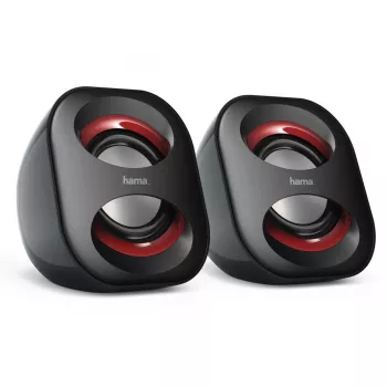 Hama Sonic Mobil 183 μαύρο, κόκκινο ενσύρματο 3 W