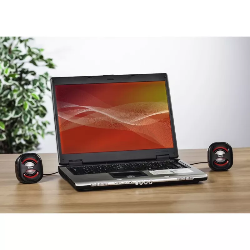 Hama Sonic Mobil 183 μαύρο, κόκκινο ενσύρματο 3 W