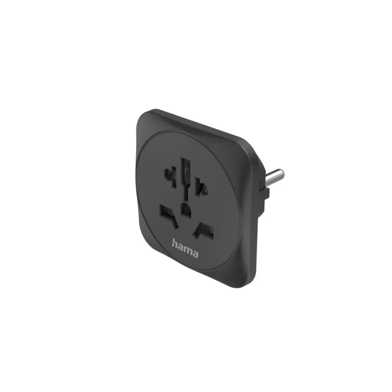Hama 00223454 προσαρμογέας βύσματος ρεύματος Type E/F Hybrid Universal μαύρο