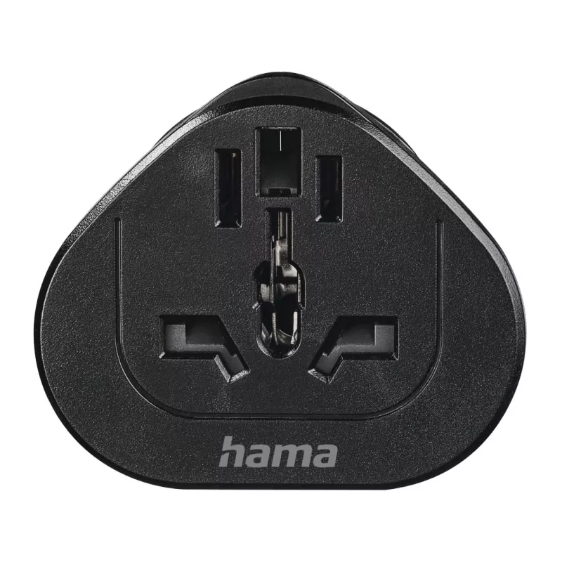 Hama 00223454 προσαρμογέας βύσματος ρεύματος Type E/F Hybrid Universal μαύρο