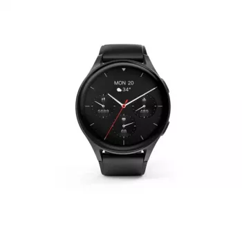 Hama Smartwatch 8900 3,63 cm (1,43 ίντσες) AMOLED 45 mm Ψηφιακό 466 x 466 Pixel Οθόνη αφής Μαύρο GPS (δορυφορικό)
