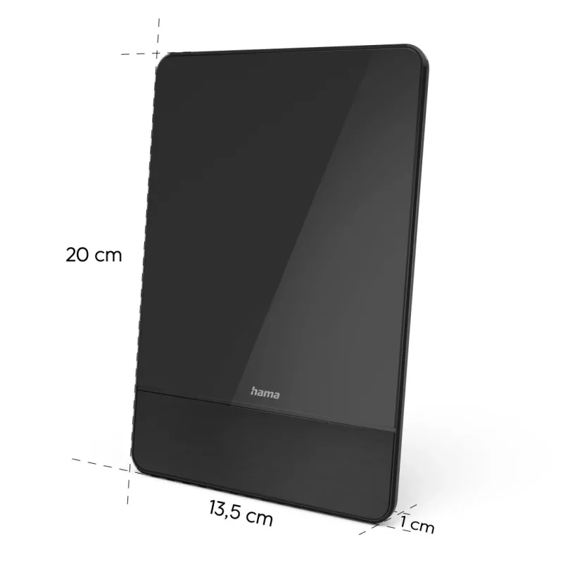 Εσωτερική Κεραία Hama Pro 2m USB Μαύρο 135x10x200mm