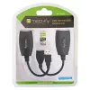 Techly IUSB-EXTENDTY5 επεκτάτης USB μέσω καλωδίου Cat.5e/6 έως 50 m, USB σε RJ-45, μαύρο