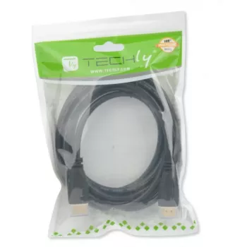 Καλώδιο HDMI TECHLY ICOC HDMI21-8-030 3 m, HDMI Type-A αρσενικό–αρσενικό, HDMI 2.1, 48 Gbit/s, επιχρυσωμένες επαφές, μαύρο