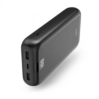 Hama 00201711 Powerbank Lithium Polymer (LiPo) 24000 mAh Ανθρακί