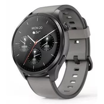 Hama 9000 3,63 cm (1,43 ίντσες) AMOLED 52 mm ψηφιακή οθόνη αφής ανθρακί GPS (δορυφορικό)