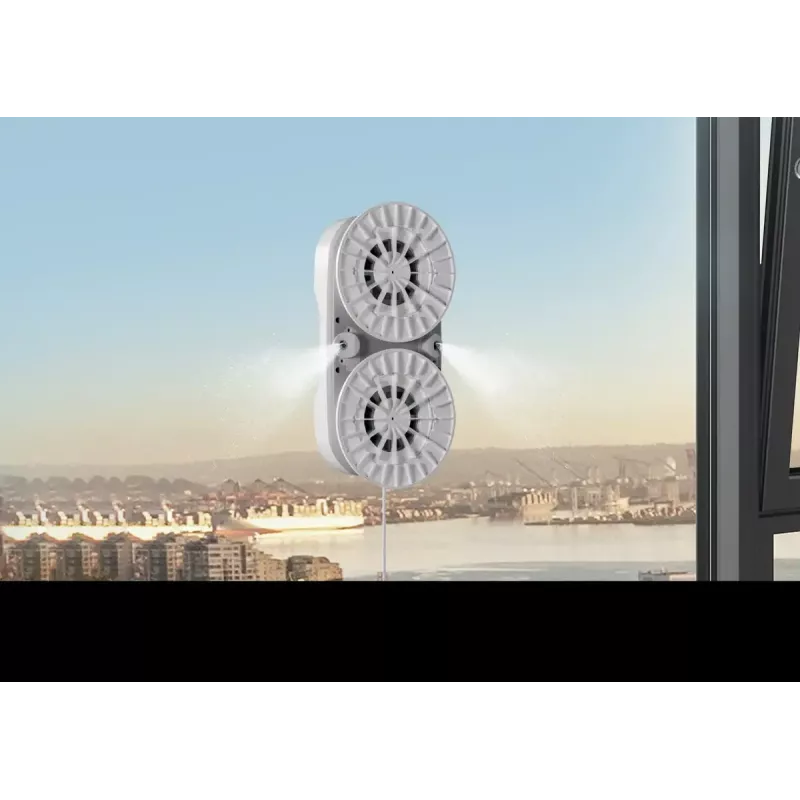 Ρομπότ καθαρισμού παραθύρων HUTT DDC56 ηλεκτρικός καθαριστής παραθύρων λευκό