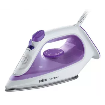 Braun TexStyle 1 SI 1080 σίδερο ατμού κεραμική πλάκα 2000 W μαύρο, μωβ