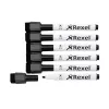 Rexel Magnetic Dry-Erase Μαρκαδόροι Μαύρο 6 τεμ.