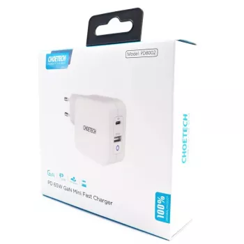 Φορτιστής εσωτερικού χώρου Choetech PD8002 universal λευκό