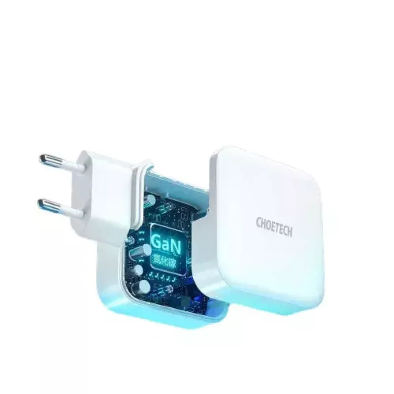 Φορτιστής εσωτερικού χώρου Choetech PD8002 universal λευκό