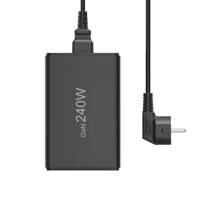 Σταθμός φόρτισης HAMA 201977, 240W συνολικά, 4× USB-C, 1× USB-A, μαύρο