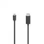 Hama 00200717 Προσαρμογέας καλωδίου βίντεο 1,5 m USB Type-C DisplayPort μαύρο