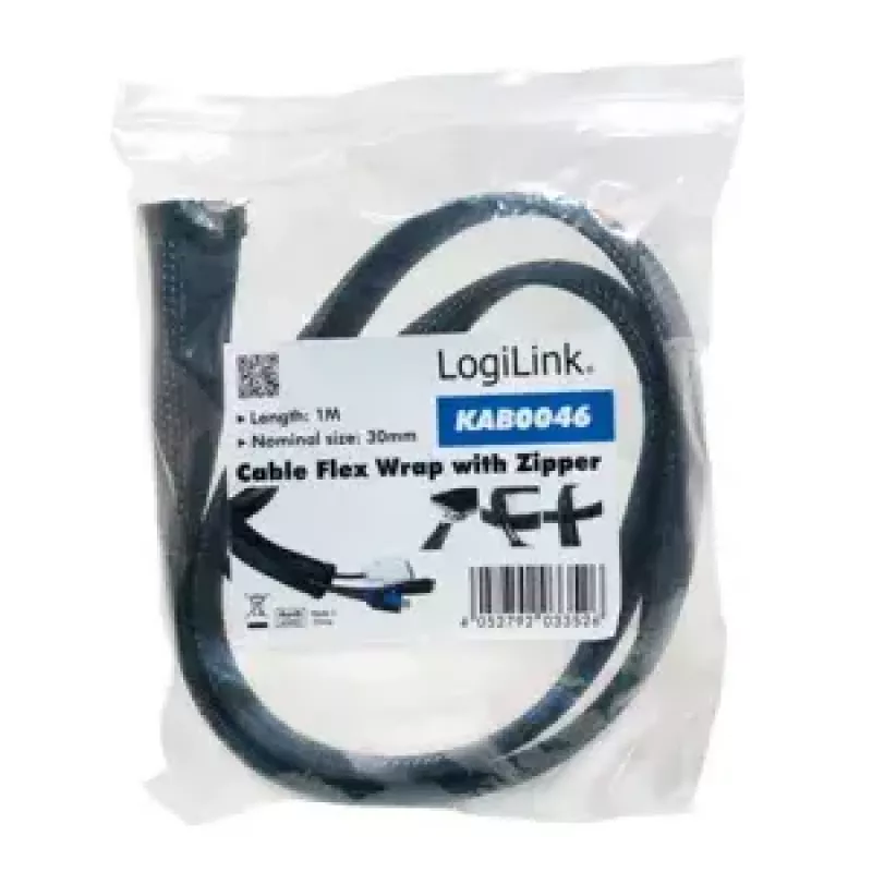Περίβλημα καλωδίου LogiLink KAB0046 μαύρο