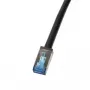 Καλώδιο δικτύου LogiLink CQ7033S RJ-45 Cat6a 1 m μαύρο