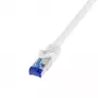Καλώδιο δικτύου LogiLink C6A081S RJ-45 Cat6a 7,5 m λευκό