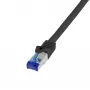 Καλώδιο δικτύου LogiLink C6A053S RJ-45 Cat6a 2 m μαύρο
