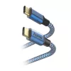 Ανακλαστικό καλώδιο USB Hama USB 2.0 1,5 m USB C μπλε
