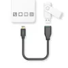 Hama 00201605 καλώδιο προσαρμογέα OTG USB, USB-C αρσενικό σε USB-A θηλυκό, USB 3.2, 5 Gbit/s, 0,15 m, μαύρο