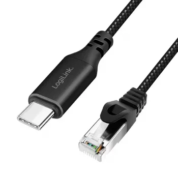 Καλώδιο δικτύου LogiLink CU0413 RJ-45 Cat6 3 m μαύρο