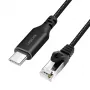 Καλώδιο δικτύου LogiLink CU0413 RJ-45 Cat6 3 m μαύρο