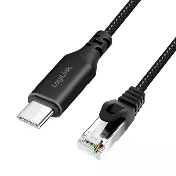 Καλώδιο δικτύου LogiLink CU0414 RJ-45 Cat6 5 m μαύρο