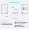 Προσαρμογέας ταξιδιού UNITEK P1122ABK01 Universal μαύρο Type C G I