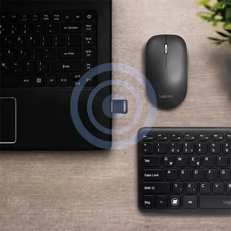 Προσαρμογέας LogiLink Bluetooth 5.0 USB 2.0 USB-A μαύρο εμβέλεια 10m