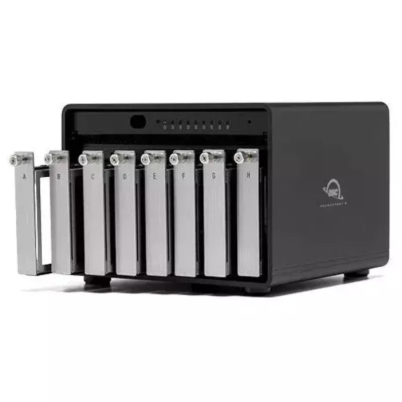 OWC ThunderBay 8 συστοιχία σκληρών δίσκων desktop μαύρο 8 μονάδες HDD SSD