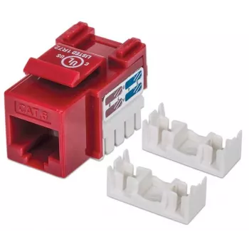 Intellinet Keystone Jack, Cat6, UTP, LSA, κόκκινο