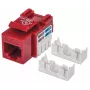 Intellinet Keystone Jack, Cat6, UTP, LSA, κόκκινο