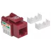 Intellinet Keystone Jack, Cat6, UTP, LSA, κόκκινο