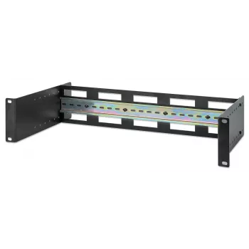 Ράγα rack Intellinet 716345 μαύρο αλουμίνιο 487 mm x 210 mm x 89 mm