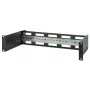 Ράγα rack Intellinet 716345 μαύρο αλουμίνιο 487 mm x 210 mm x 89 mm