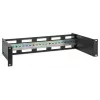 Ράγα rack Intellinet 716345 μαύρο αλουμίνιο 487 mm x 210 mm x 89 mm