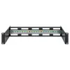 Ράγα rack Intellinet 716345 μαύρο αλουμίνιο 487 mm x 210 mm x 89 mm
