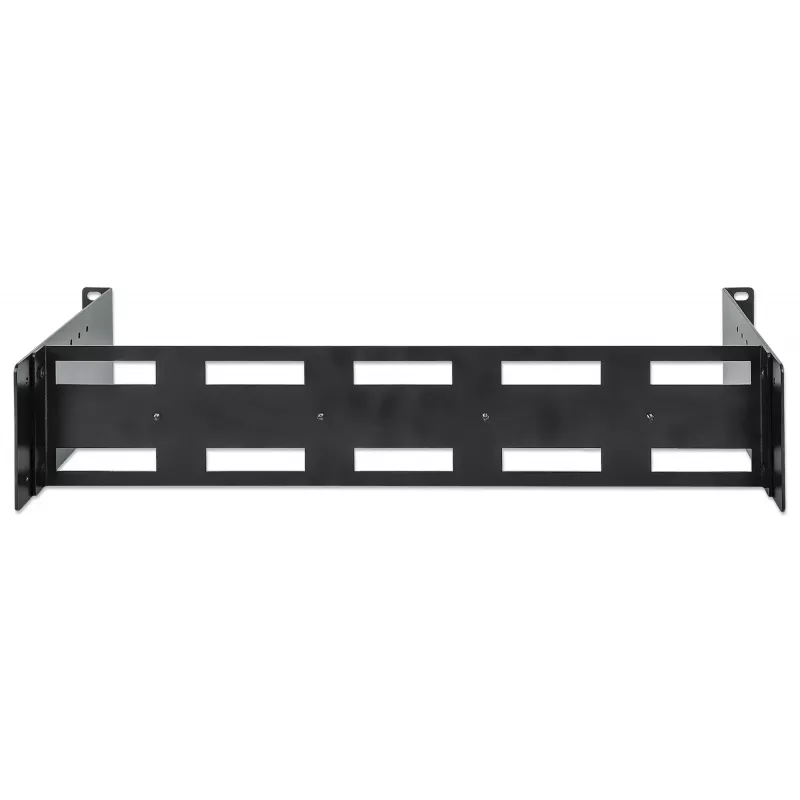 Ράγα rack Intellinet 716345 μαύρο αλουμίνιο 487 mm x 210 mm x 89 mm