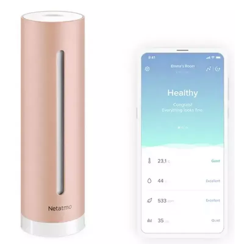Χειριστήριο Netatmo NAC-EC αλουμίνιο 45x45x155 mm