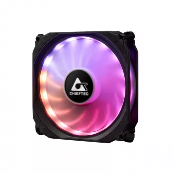 Chieftec CF-3012-RGB Σύστημα ψύξης υπολογιστή Ανεμιστήρας κουτιού υπολογιστή 12 cm Μαύρος
