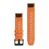 Λουράκι Garmin QuickFit 22 Πορτοκαλί Σιλικόνη