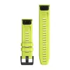 Λουράκι Garmin QuickFit 22 Κίτρινο Σιλικόνη