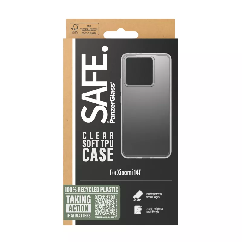 PanzerGlass SAFE. by ® Θήκη TPU Διάφανη Xiaomi 14T